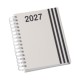 Agenda Diária 2027 Wire-o Premium Faixa Personalizada
