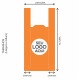 Sacola Plástica Alça Camiseta Personalizada 25x50cm x 0,20
