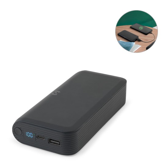 Bateria Portátil Carregador Indução (20.000 mAh) Becker 20 Personalizada 97144