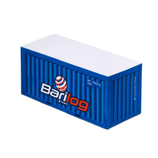Bloco de Anotação Container Grande 14,5x6x6,5cm Personalizado