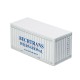 Bloco de Anotação Container Grande 14,5x6x6,5cm Personalizado