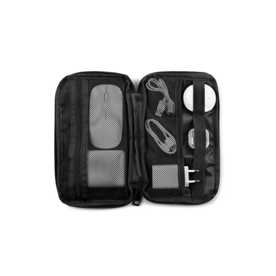 Bolsa Organizadora em Poliéster Reciclado Newcastle Bag Promocional 92574