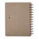 Caderneta Kraft B6 com Porta Caneta Personalizada 02601
