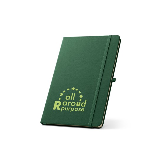 Caderno A5 Capa Dura PET 100% Reciclado Anne Personalizado 93297