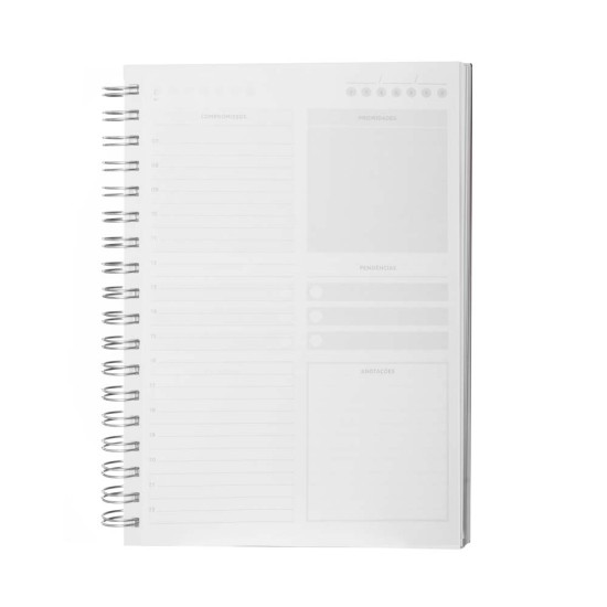 Caderno Planner 24x18,5cm Capa PU Personalizada CAD437