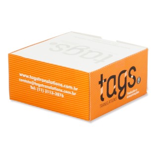 Caixa para Bloco de Anotações 9x9x4,5cm Personalizada  