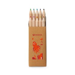 Caixa com 10 Mini Lápis de Cor Crafti Personalizada 51931