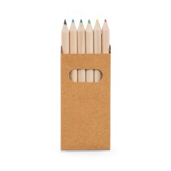 CAIXA COM 6 MINI LÁPIS DE COR BIRD PERSONALIZADA 51750