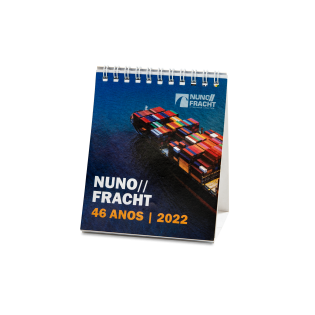 Calendário Corporativo Exclusivo para Empresas 10x12cm (10 folhas) Personalizado