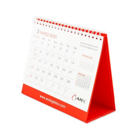 Calendário de Mesa 13x18cm Personalizado