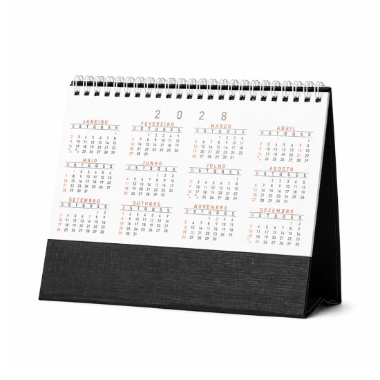 Calendário de Mesa 2027 Personalizado 14950G