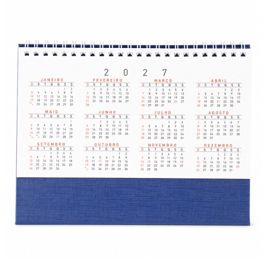 Calendário de Mesa 2027 Personalizado 14950G