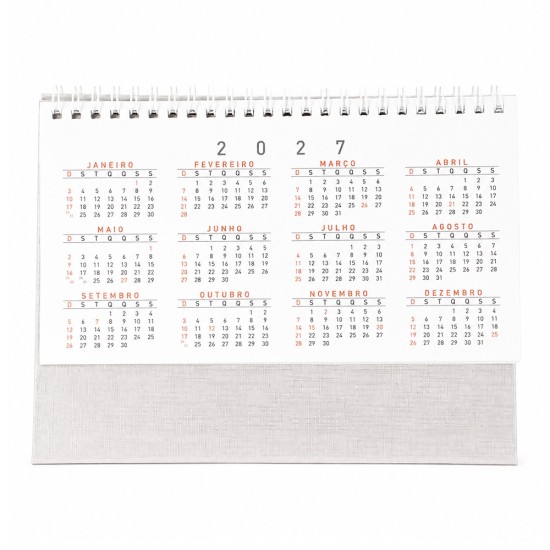 Calendário de Mesa 2027 Personalizado 14950G