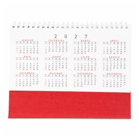Calendário de Mesa 2027 Personalizado 14950G