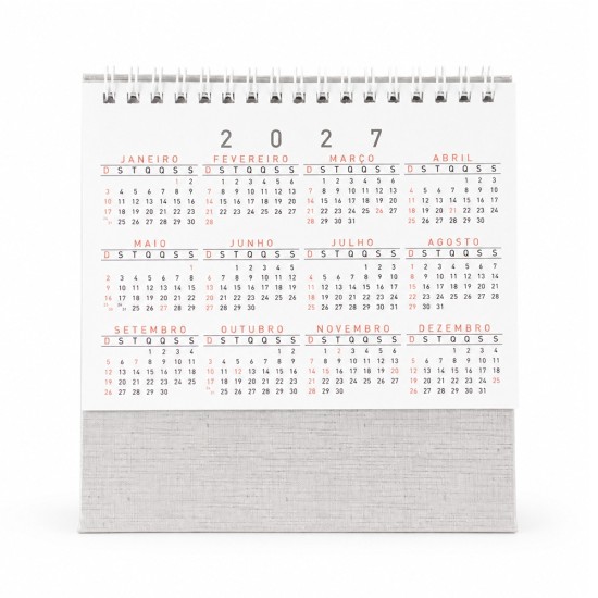 Calendário de Mesa 2027 Personalizado 14950P