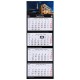 Calendário de Parede Europeu 4 Meses Personalizado