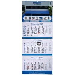 Calendário de Parede Logística e Comércio Exterior Personalizado