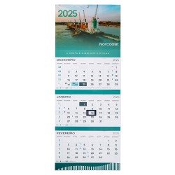 Calendário de Parede Logística e Comércio Exterior Personalizado
