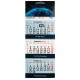 Calendário de Parede Wire-O para Logística Personalizado