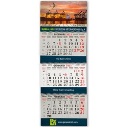 Calendário de Parede Wire-O para Logística Personalizado