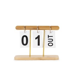 Calendário Permanente Bambu Personalizado 19027