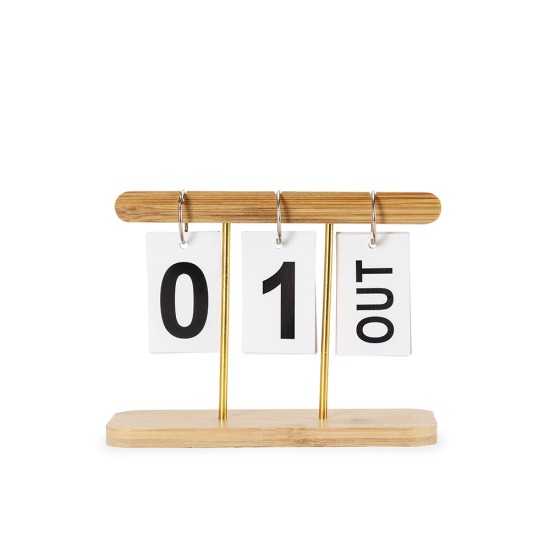 Calendário Permanente Bambu Personalizado 19027