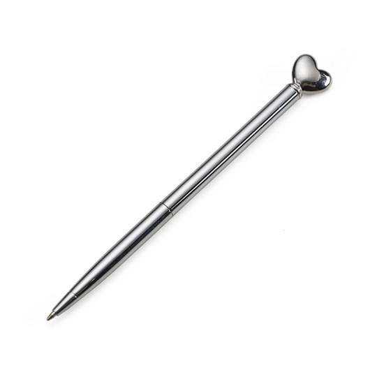 Caneta de Metal Coração Personalizada 14553