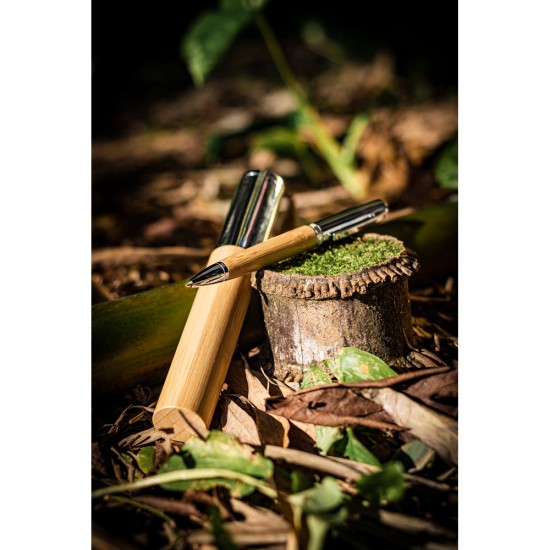 Caneta Esferográfica em Bambu Fuji Personalizada 91775