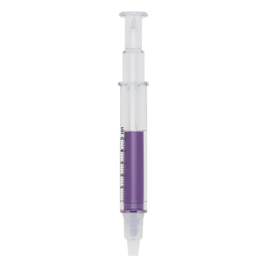 Caneta Seringa Marca Texto Personalizada 00006