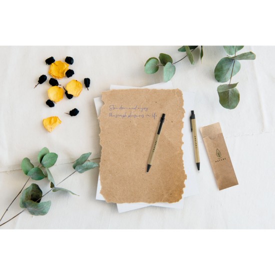 Conjunto Esferográfica e Lapiseira Leaf Personalizada 91846