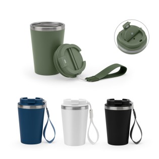 Copo de Viagem em Aço Inox 440ml Spitz 94377 Personalizado