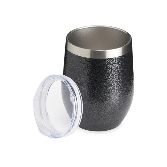 Copo Inox Texturizado Parede Dupla 320ml Personalizado 14726T