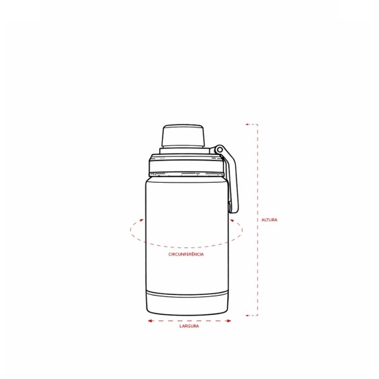 Garrafa Térmica 400ml Personalizada 09181