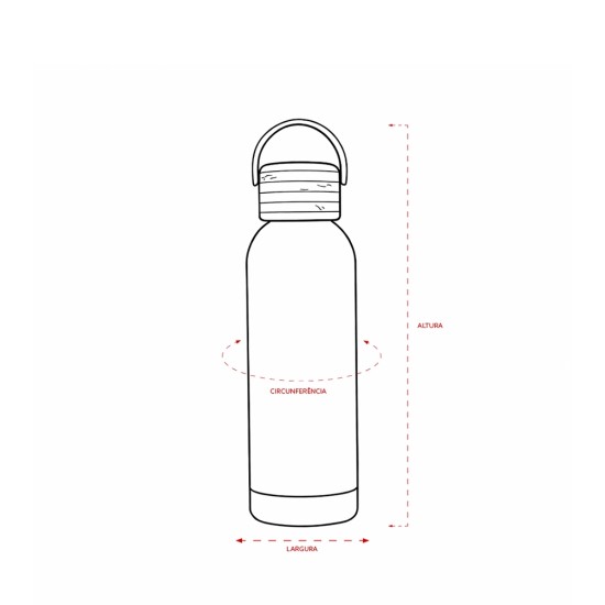 Garrafa Térmica 500ml Personalizada 19104
