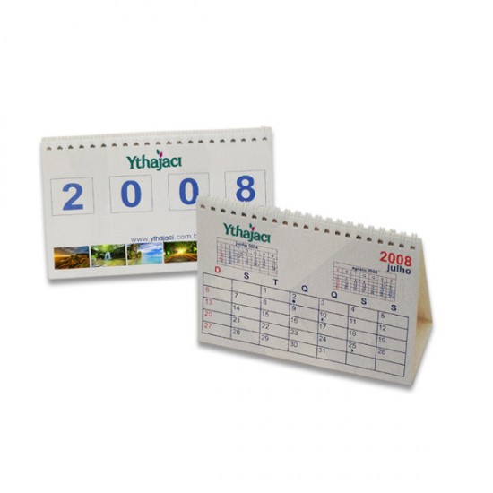 Calendário de Mesa 18x12cm Personalizado