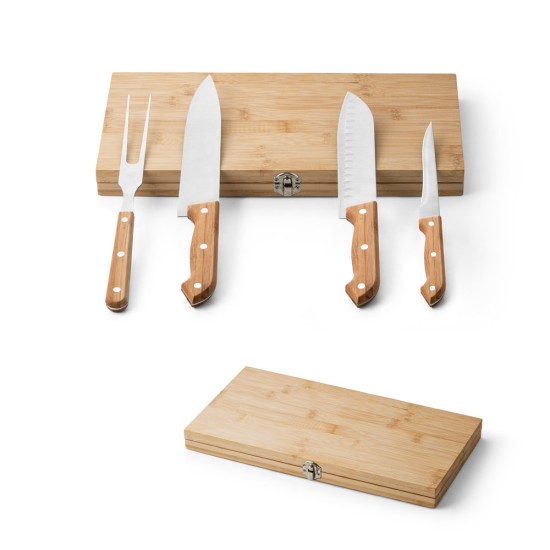 Kit Churrasco em Caixa Bambu Koerper Personalizado 94111