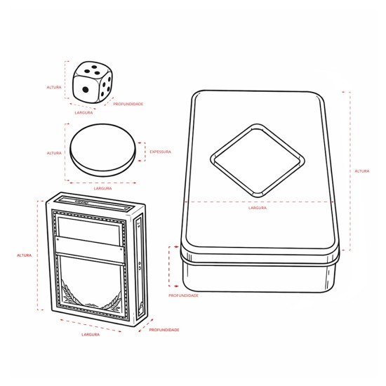 Kit Poker com 100 Fichas Personalizado 19056
