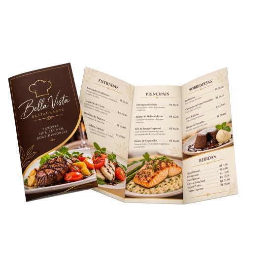 Menu de Papel Personalizado