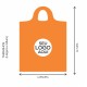 Sacola Plástica Alça Mini Tiracolo Personalizada 28x38cm x 0,12