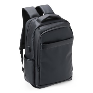 Mochila Couro Sintético USB 36 Litros Personalizada 08172