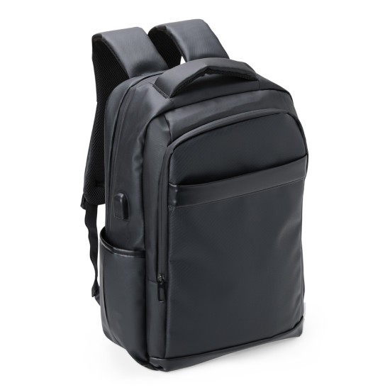 Mochila Couro Sintético USB 36 Litros Personalizada 08172