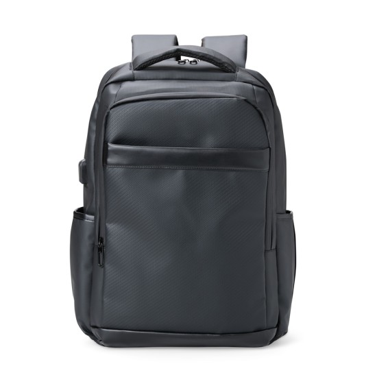 Mochila Couro Sintético USB 36 Litros Personalizada 08172