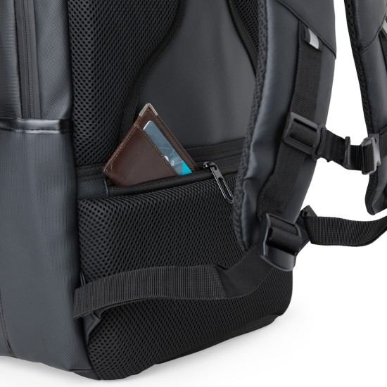 Mochila Couro Sintético USB 36 Litros Personalizada 08172