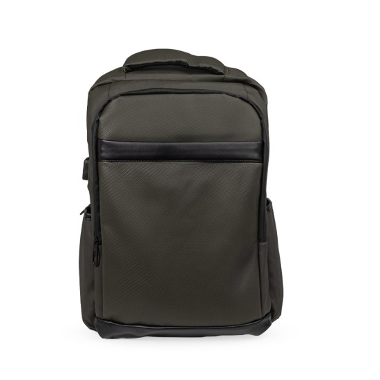 Mochila Couro Sintético USB 36 Litros Personalizada 08172