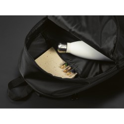Mochila em Poliéster Reciclado 290T 18L Manchester Note Personalizada 92335