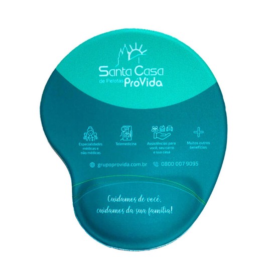 Mouse Pad Neoprene 3mm Ergonômico Personalizado