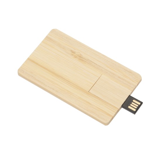 Pen Card de Bambu 4GB Personalizado 039-4GB