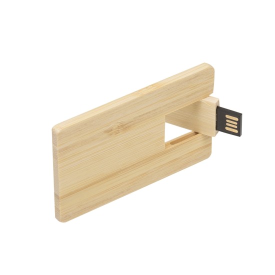 Pen Card de Bambu 4GB Personalizado 039-4GB
