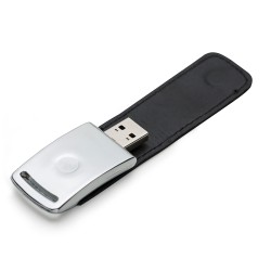 Pen Couro de Couro 4GB Personalizado 055