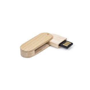 Pen Drive Bambu Giratório 4GB Personalizado 00033
